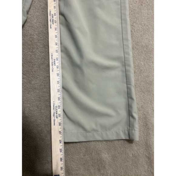 Vans Alder Relaxed Pants Women's 26‎ Beige Chino Pleated Front Wide Leg Skater - Picture 2 of 12